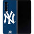 MLB New York Yankees - Solid Distressed Galaxy Z Fold4 5G Skin